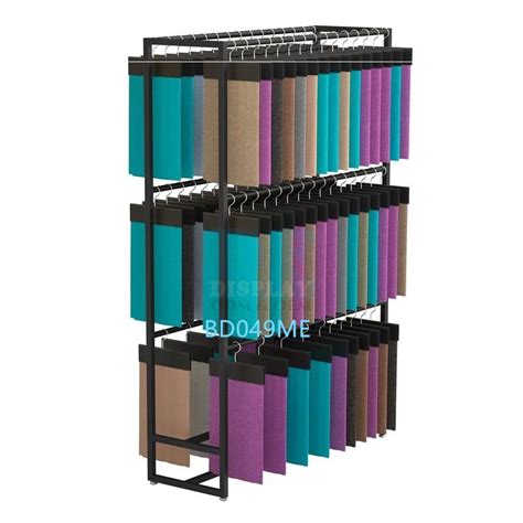 metal hangers for fabric samples|fabric sample display racks.